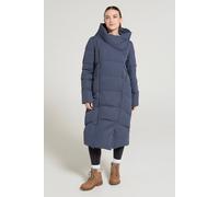 Mountain Warehouse Cosy Wrap Extreme Womens Extra Long Down Jacket - Blue - Blue - Size: 8