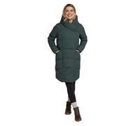 Mountain Warehouse Cosy Wrap Women Extreme Down Jacket Khaki 20 | Water Resistant Ladies Puffer Rain Coat, Down Fill Power 600 for Warmth & Comfort, 2 Convienent Side Pockets, For Winter