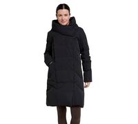Mountain Warehouse Cosy Wrap Womens Down Padded Jacket - Water Resistant Ladies Puffer Coat, Down Fill Power 600 - Winter Travelling & Daily Use Black Women's Size 18