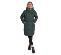 Mountain Warehouse Cosy Wrap Womens Down Padded Jacket - Water Resistant Ladies Puffer Coat, Down Fill Power 600 - Winter Travelling & Daily Use Khaki Women's Size 14