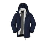 Mountain Warehouse Creek Kids Waterproof 3-in-1 Jacket Navy Teen Size 13 Years
