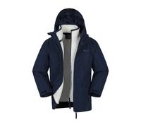 Mountain Warehouse Creek Kids Waterproof 3-in-1 Jacket Navy Kids Size 11-12 Years