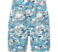 Mountain Warehouse Crush Patterned Kids Boardshorts - Teal - Teal - Size: 7-8y
