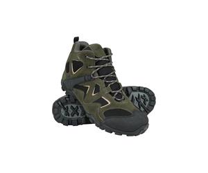 Mountain Warehouse Curlew Mens Waterproof Low Profile Walking Boots - IsoDry Shoes with EVA Cushioning - Spring, Summer Hiking, Trekking, Outdoors Khaki Adult Shoe Size 9