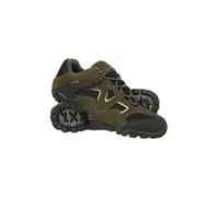 Mountain Warehouse Curlews Mens Waterproof Walking Shoes - Quick Drying Hiking Boots, Suede & Mesh Outer Material Outdoor Shoes, Rubber Sole - Ideal for Everyday Use, Khaki, 12 UK
