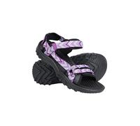 Mountain Warehouse Cyprus Womens Sandal - Breathable Ladies Daily Use Shoes with Neoprene Lining - For Spring Summer, Beach, Walking, Hiking & Outdoors Purple Adult Shoe Size 5