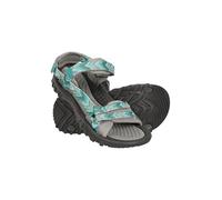 Mountain Warehouse Cyprus Womens Sandal - Breathable Ladies Daily Use Shoes with Neoprene Lining - For Spring Summer, Beach, Walking, Hiking & Outdoors Blue Adult Shoe Size 6