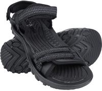 Mountain Warehouse Cyprus Womens Sandal - Breathable Ladies Daily Use Shoes with Neoprene Lining - For Spring Summer, Beach, Walking, Hiking & Outdoors Black Adult Shoe Size 6