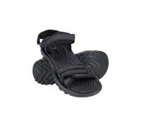 Mountain Warehouse 'Cyprus' Womens Sandals Breathable Comfy Everyday Summer Shoes Black Textile - Size UK 7