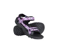 Mountain Warehouse 'Cyprus' Womens Sandals Breathable Comfy Everyday Summer Shoes Purple Textile - Size UK 6