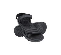 Mountain Warehouse Cyprus Womens Sandal - Breathable Ladies Daily Use Shoes with Neoprene Lining - Summer Beach, Walking, Hiking & Outdoors Black Adult Shoe Size 7