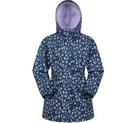 Mountain Warehouse Dale Kids Lightweight Waterproof Jacket - Fleece Lined Girls & Boys Rain Coat, Breathable, Adjustable Cuffs - For Autumn, Winter & Outdoors Dusky Purple Kids Size 11-12 Years