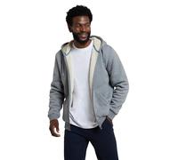 Mountain Warehouse Dalton Mens Borg Lined Hoodie - Fleece Lining, Adjustable Hood, Zipped closure, Kangaroo Pocket Top - Best for Autumn Outdoors, Winter, Walking Grey 2XL