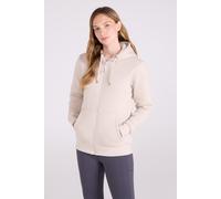 Mountain Warehouse 'Dalton' Womens Sherpa Lined Hoodie Adjustable Hood Warm Cosy Jumper Ecru Cotton - Size 14 UK