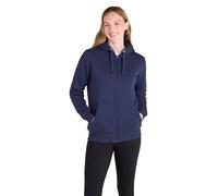 Mountain Warehouse Dalton Womens Sherpa Lined Hoodie - Warm & Cosy, Full Zip Sweartshirt with Front Pockets & Drawcord - Best for Spring Summer, Outdoors & Walking Navy Women's Size 16