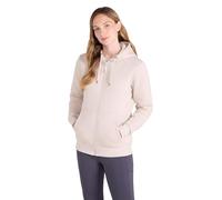 Mountain Warehouse Dalton Womens Sherpa Lined Hoodie - Warm & Cosy, Full Zip Sweartshirt with Front Pockets & Drawcord - Best for Spring Summer, Outdoors & Walking Light Beige Women's Size 16