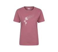 Mountain Warehouse 'dandelion' Lightweight Casual Soft Short Sleeve Relaxed Fit T-Shirt In Pink Pink 16