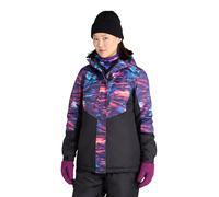 Mountain Warehouse Dawn Womens Printed Ski Jacket Dark Purple 6