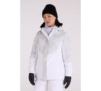 Mountain Warehouse 'Dawn' Womens Ski Jacket Snow Proof Insulated Winter Coat Light Grey - Size 14 UK
