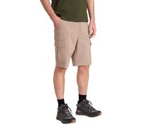 Mountain Warehouse Delta Cargo Mens Stretch Short - Stretchy, UV Protect & Quick Dry Short Pants, Multi Pockets - Spring Summer, Beach, Walking, Hiking, Outdoors Beige Men's W36
