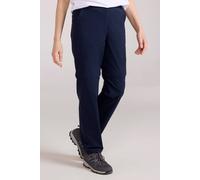 Mountain Warehouse 'delta' Comfortable Elastic Waist Casual Stretchy Zip Off Trousers In Navy Navy 10