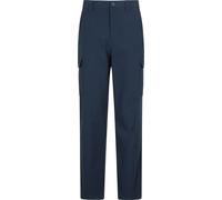 Mountain Warehouse Delta Mens Cargo Stretch Trousers - Short Length - Navy - Navy - Size: W34
