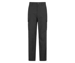 Mountain Warehouse 'Delta' Mens Cargo Trousers Stretchy Quick Dry Sun Protection Pants Black