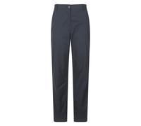Mountain Warehouse Delta Stretch Womens Short Trousers - Lightweight & Quick Drying Short Pants with Elastic Waistband - Spring Summer Walking, Hiking, Outdoors Black Women's Size 10