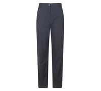 Mountain Warehouse Delta Stretch Womens Short Trousers - Lightweight & Quick Drying Short Pants with Elastic Waistband - Spring Summer Walking, Hiking, Outdoors Black Women's Size 10