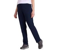 Mountain Warehouse Delta Stretch Womens Trousers - Lightweight, Quick Drying & Stretchy Pants with Elastic Waistband - Spring Summer Walking, Hiking, Outdoors Navy Women's Size 18