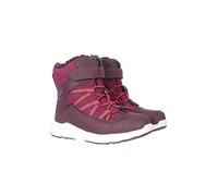 Mountain Warehouse Denver Kids Unisex Waterproof Snow Boots, Textile Upper, Sherpa Lining, TPR Rubber, Boys & Girls - Best for Winter Skiing, Sports, Walking & Outdoors Berry Kids Shoe Size 10