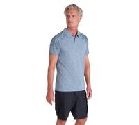Mountain Warehouse Deuce IsoCool Men’s Polo - Quick Dry T-Shirt, Highly Breathable Tee, Wicking Top with Classic Polo Design - for Spring Summer & Travelling Blue XS