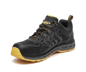 Mountain Warehouse DEWALT Men's Fargo Safety Trainer | Steel Toe Cap | SB SR Comfort Fit | Black UK11