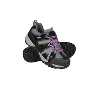 Mountain Warehouse Direction II Womens Waterproof Shoes - Synthetic Mesh Upper Ladies Footwear, EVA Cushioning, Great Grip - Spring Summer, Hiking, Camping Grey Adult Shoe Size 8