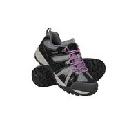 Mountain Warehouse Direction II Womens Waterproof Shoes - Synthetic Mesh Upper Ladies Footwear, EVA Cushioning, Great Grip - Best for Spring Summer, Hiking, Camping Grey Adult Shoe Size 7