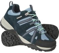 Mountain Warehouse Direction II Womens Waterproof Shoes - Synthetic Mesh Upper Ladies Footwear, EVA Cushioning, Great Grip - Best for Spring Summer, Hiking, Camping Navy Adult Shoe Size 8