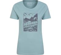 Mountain Warehouse Discover Bournemoth Printed Womens T-Shirt - Blue - Blue - Size: 10