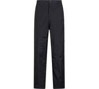 Mountain Warehouse Downpour Extreme Waterproof Mens Over Trousers - Short Length - Black - Black - Size: XL