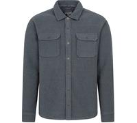 Mountain Warehouse Dresden Mens Twill Fleece Shirt - Grey - Grey - Size: 3XL