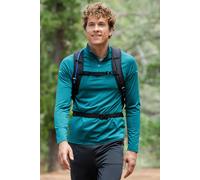 Mountain Warehouse Echo Melange Mens Half-Zip Midlayer - Teal
