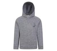 Mountain Warehouse Elias Kids Hoodie - Warm & Cosy Soft Touch Fabric, Lightweight Stylish Sweatshirt, Boys & Girls - Autumn Winter, Outdoors, Holiday & Walking Grey Kids Size 9-10 Years