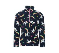 Mountain Warehouse Endeavour Kids Fleece Jacket - Half Zip, Lightweight, Micro Fleece, Fast Dry, Antipill For Boys & Girls - For Spring Summer, Travel & Outdoors Blue Kids Size 9-10 Years