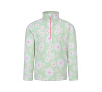 Mountain Warehouse Endeavour Kids Fleece Jacket - Half Zip, Lightweight, Micro Fleece, Fast Dry, Antipill For Boys & Girls - For Spring Summer, Travel & Outdoors Pale Green Kids Size 5-6 Years