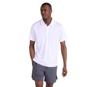 Mountain Warehouse Endurance IsoCool Mens Polo - UV Protection Top, Sweat Wicking T-Shirt, Breathable Tee Shirt - for Spring Summer, Running, Hiking & Outdoors White 3XL