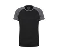 Mountain Warehouse 'Endurance' Mens T-Shirt Breathable Quick Dry UPF50 Sun Protection Tee Black - Size 2XS