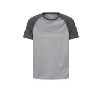 Mountain Warehouse 'Endurance' Mens T-Shirt Breathable Quick Dry UPF50 Sun Protection Tee Silver - Size Medium