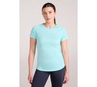 Mountain Warehouse Endurance Striped Womens Tee - Green - Green - Size: 18