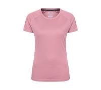 Mountain Warehouse 'Endurance' Womens IsoCool T-Shirt Sun Protection Breathable Tee Dusty Pink - Size 8 UK