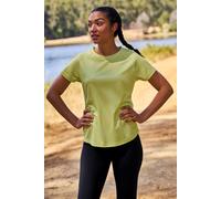 Mountain Warehouse 'Endurance' Womens IsoCool T-Shirt Sun Protection Breathable Tee Lime Green - Size 20 UK