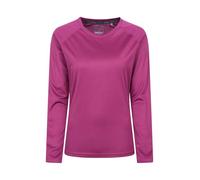 Mountain Warehouse Endurance Womens Top - Lightweight Ladies Top, Long Sleeve Tee, Quick Drying Tshirt, UV Protection Tee Shirt - for Spring Summer Travel Purple Women's Size 6